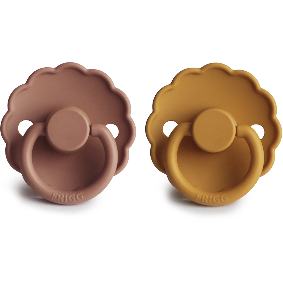 FRIGG Schnuller Daisy Honey GoldRose Gold 6-18 Monate