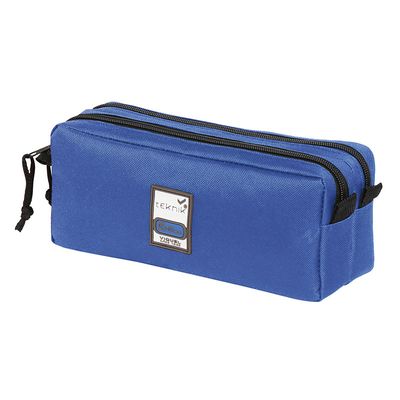 Trousse rectangulaire Teknik Double - 2 compartiments - 3 coloris disponibles - Viquel