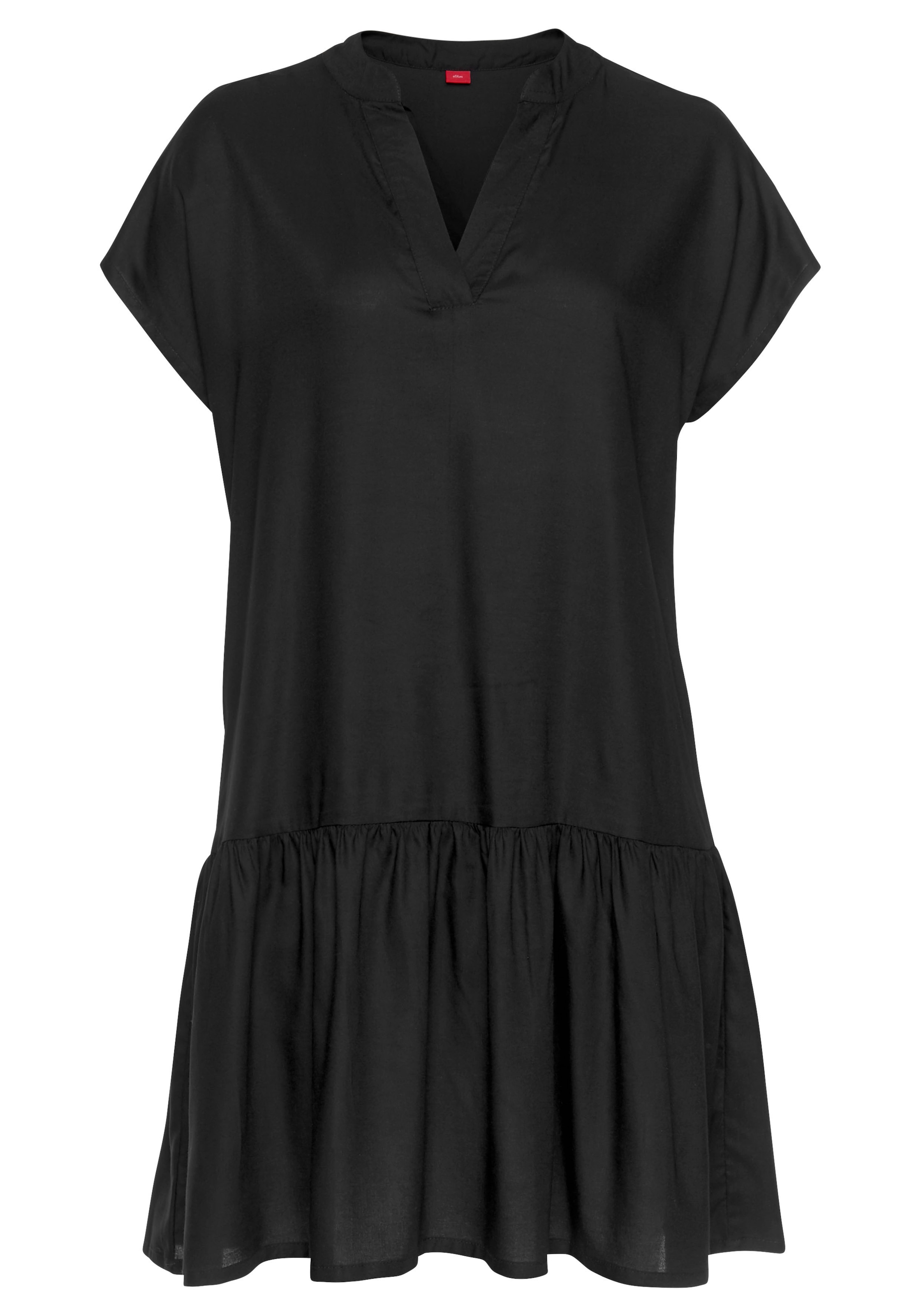 s.Oliver Blusenkleid mit Volant am Rock, Tunikakleid, Sommerkleid