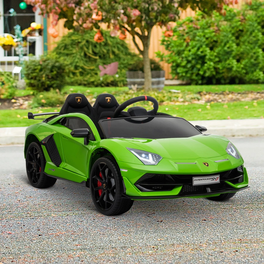 HOMCOM Kinderauto Lamborghini elektrisch grün