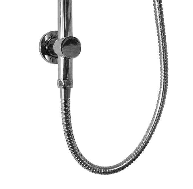 Mueller Round chroom glijstang met wateruitgang 660mm
