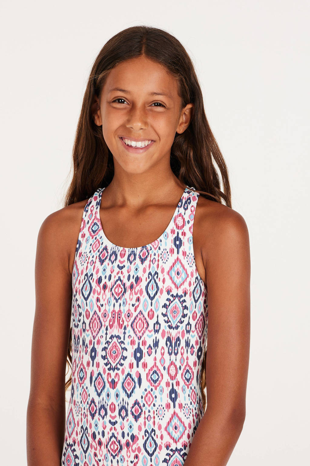badpak PRTSHAKILA JR wit/blauw/roze