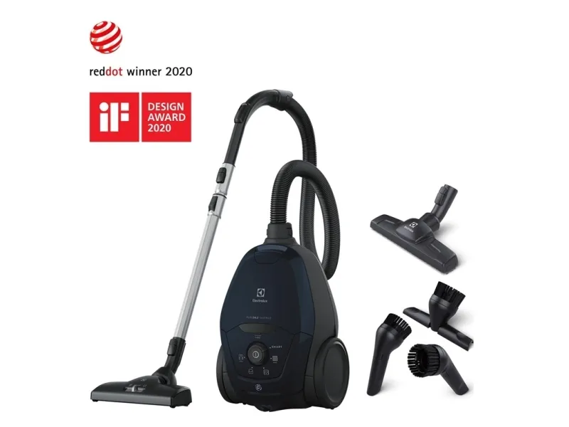 Electrolux Pure D8.2 PD82-4ST - Støvsuger - beholder - pose - 600 W - rum-grønblå