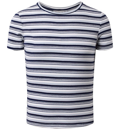 Hound T-shirt - Rib - Blåe Stripe