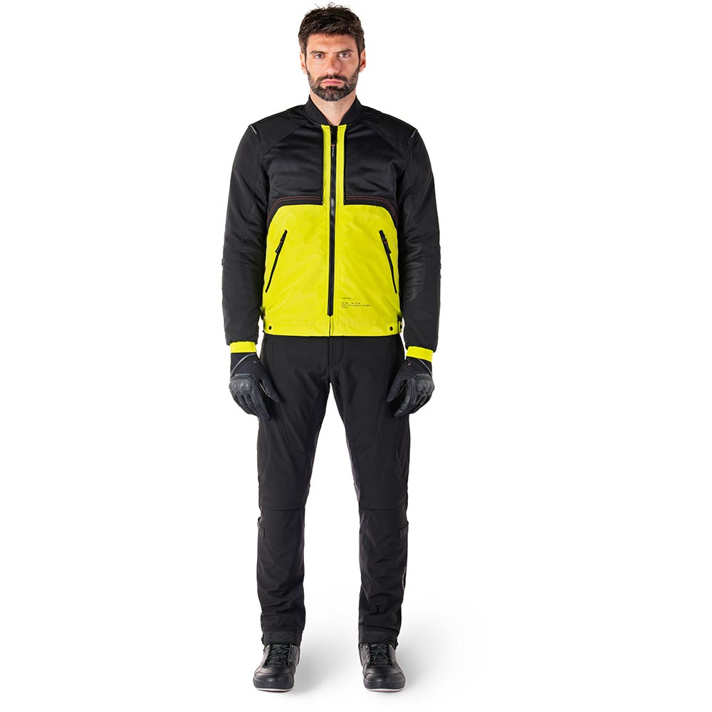 Alpinestars - Blouson Mootant Waterproof Noir / Jaune fluo