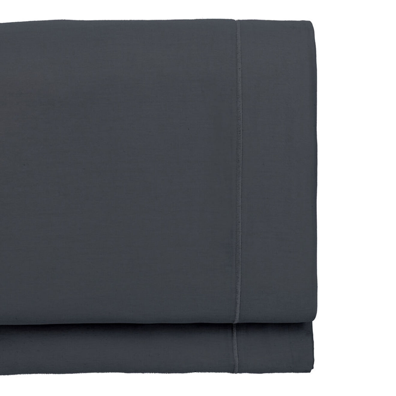 Febronie Drap plat satin de coton Julia gris ardoise