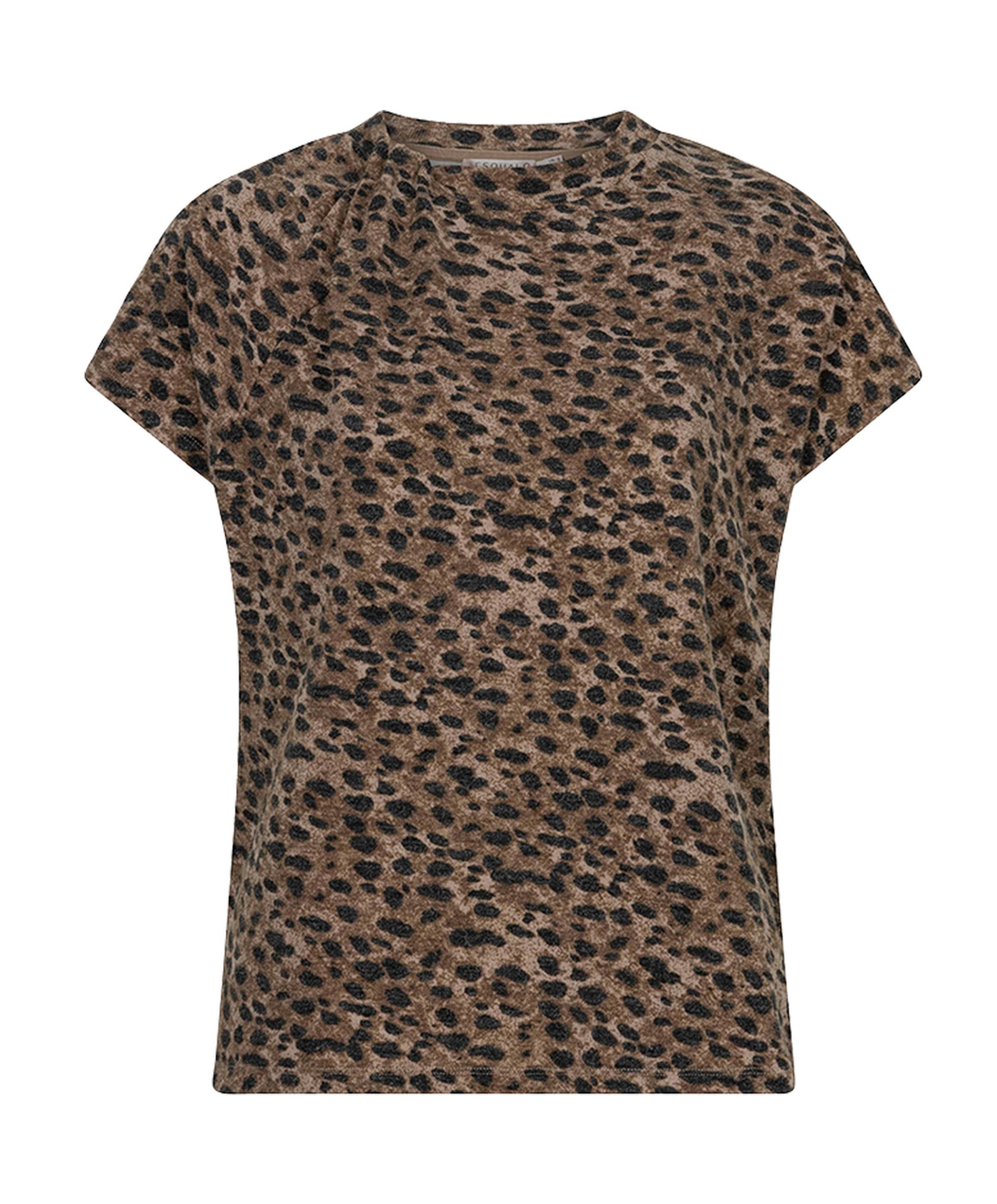 EsQualo Dames T-shirt bruin