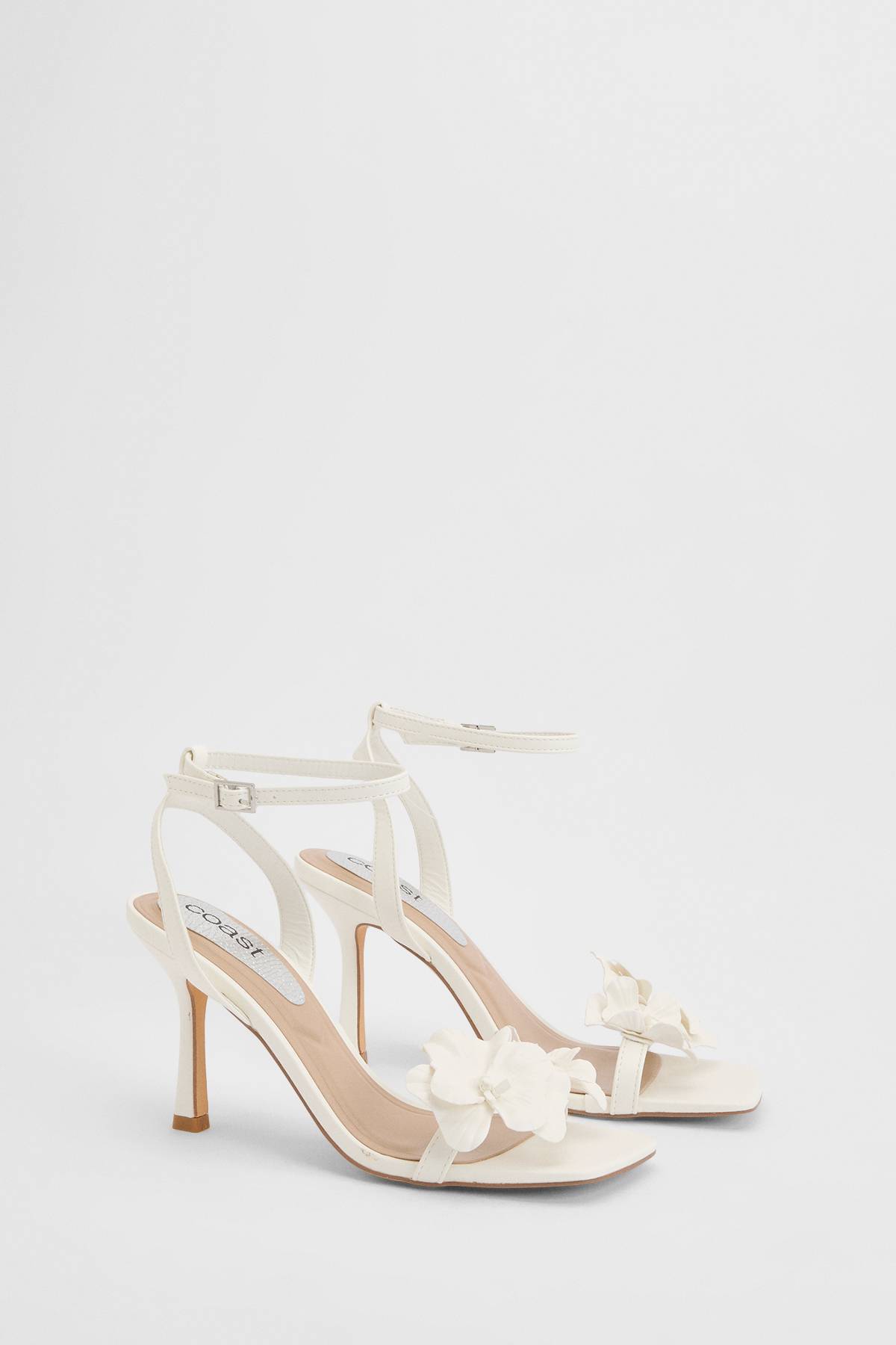 Coast Sandales À Talons Aiguilles Hauts Primrose Ornées D'un Corsage En Synthétiquecuir Pour Mariée