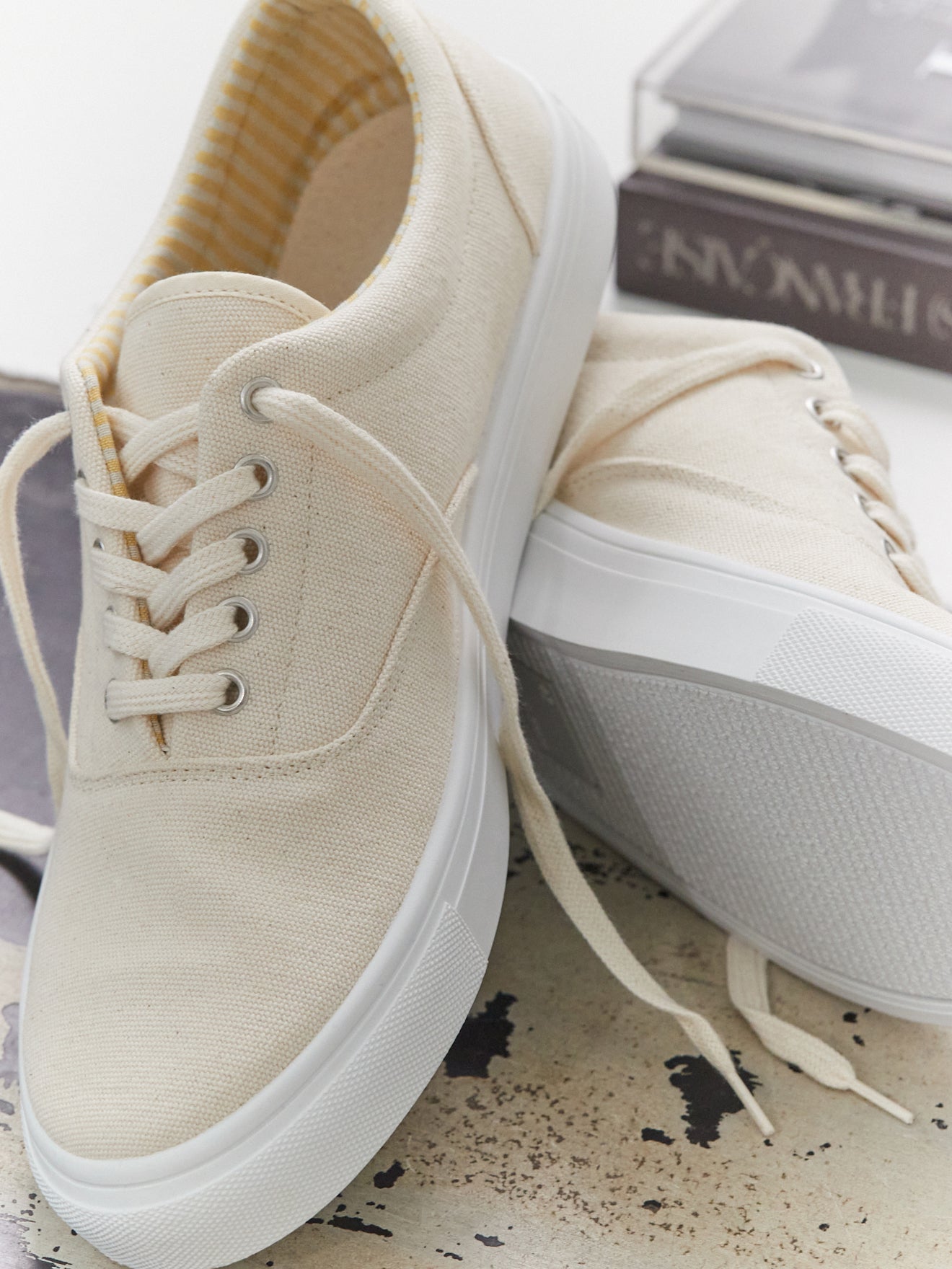 Baskets toile homme coton recyclé