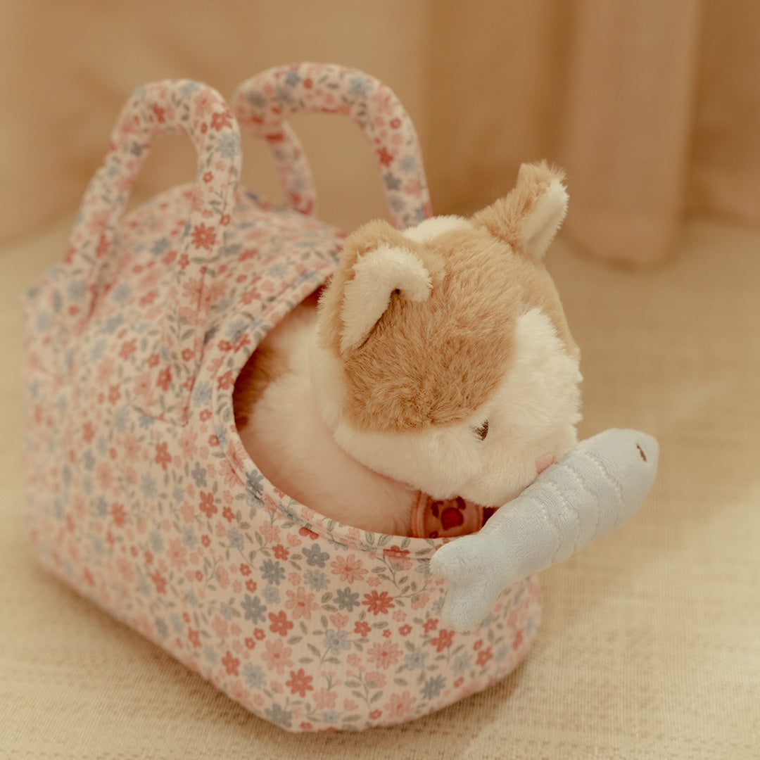 little dutch knuffelkat met draagtas - marley