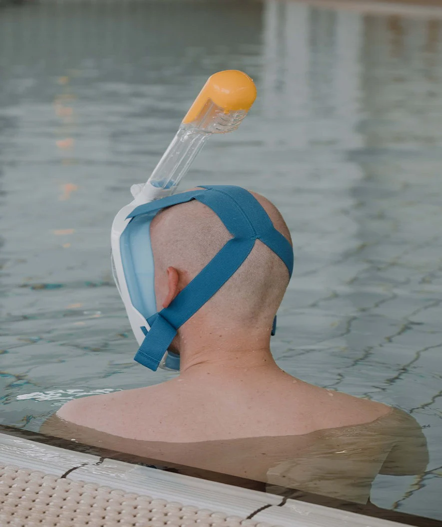 Watery fullface dykkermaske til voksne - Blå