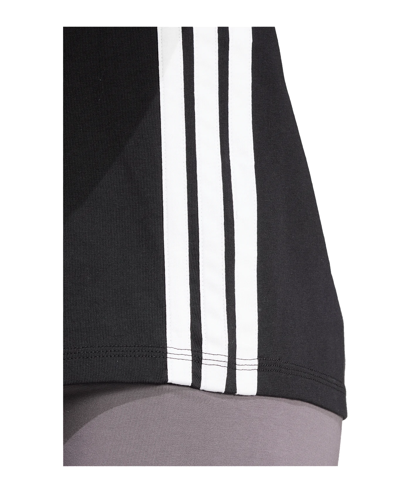 adidas Essentials 3S Cotton T-Shirt Damen Schwarz