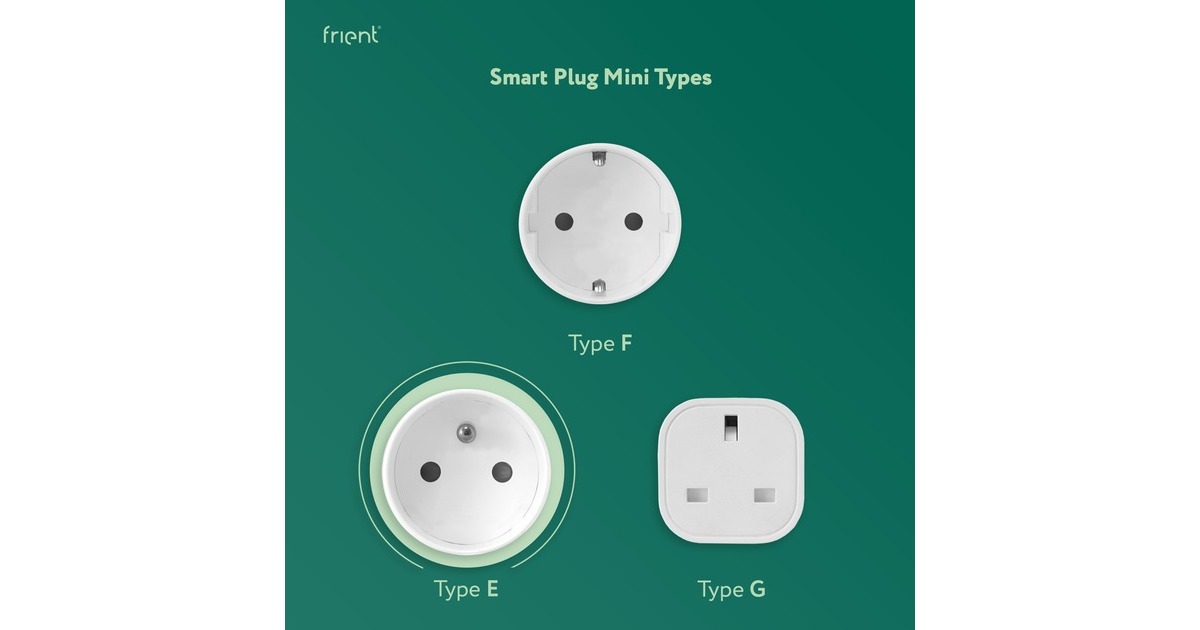 FrientSmart Plug Mini 2 Type E (Frans) stekker  (Wit, Zigbee 3.0)