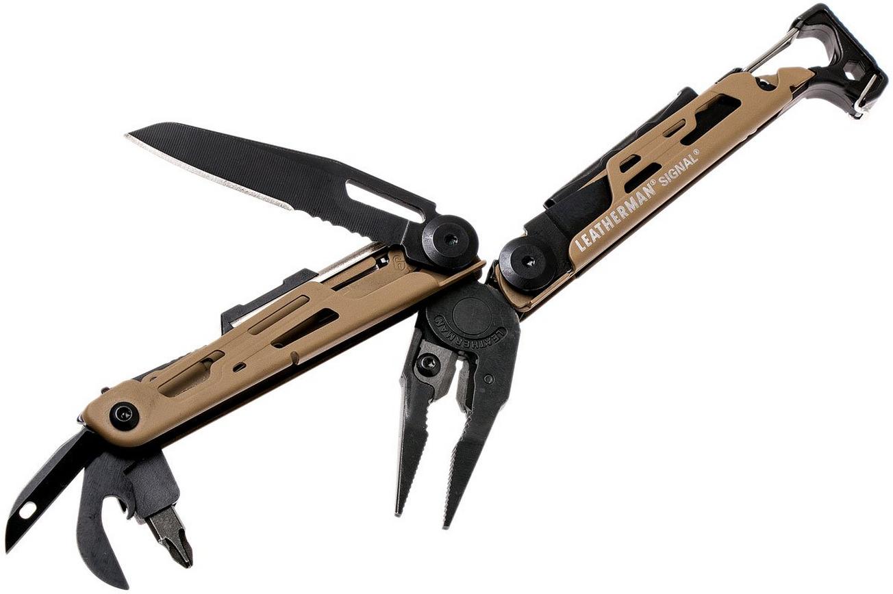 Leatherman Signal Coyote survival multitool, nylon foedraal