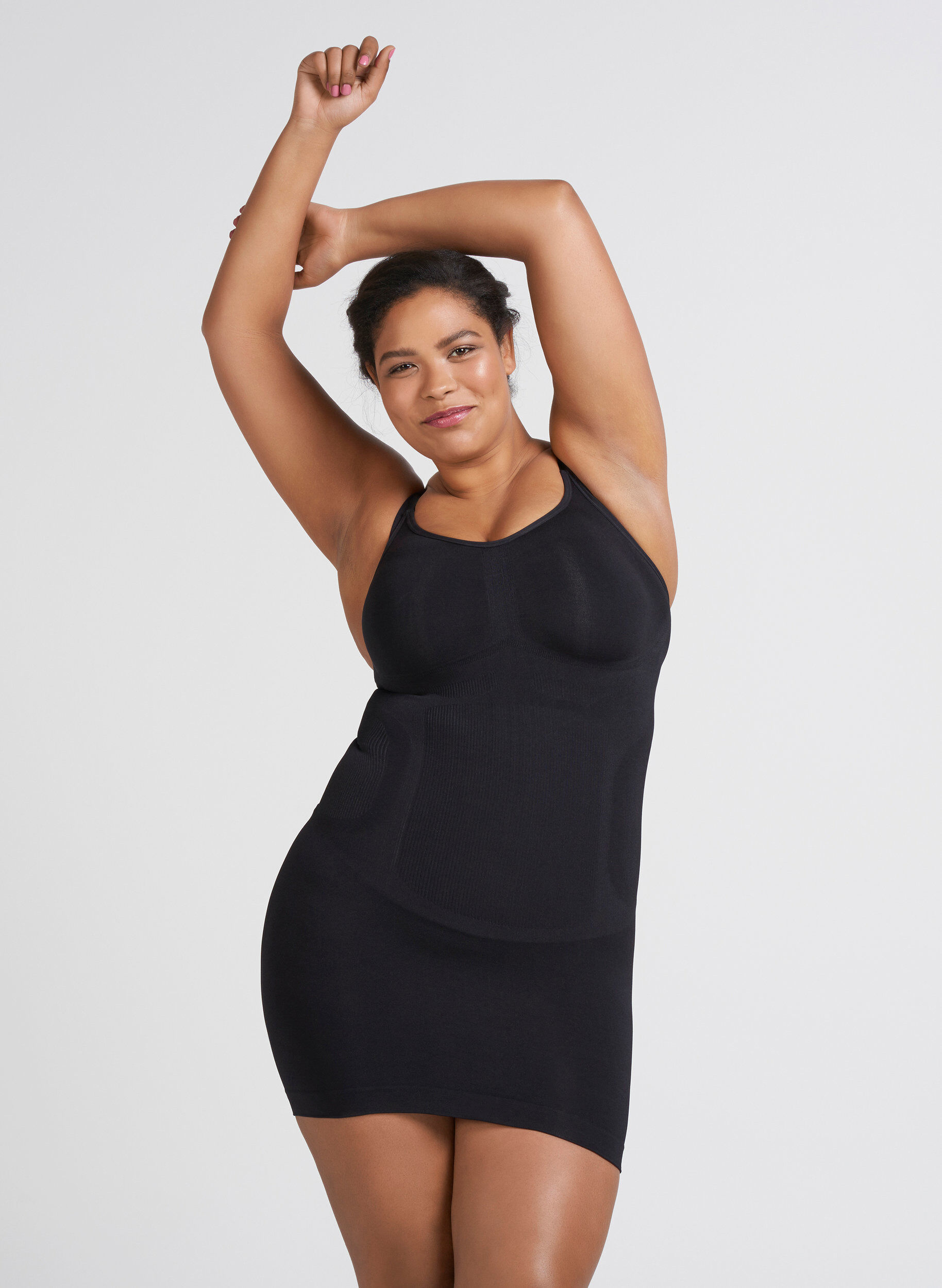 Shapewear kjole med tynde stropper