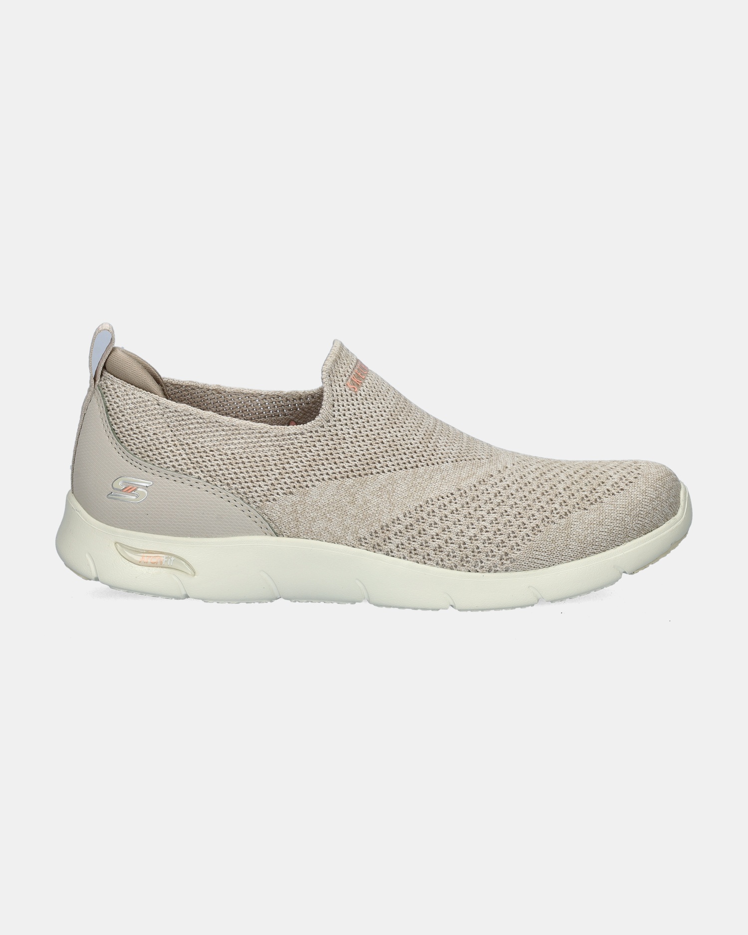 Skechers ArchFit Refine Instapschoenen  - beige