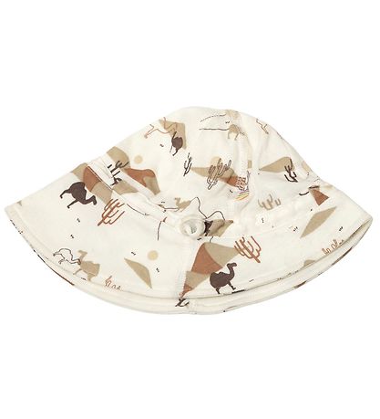Joha Solhat - Uld/Silke - Off White m. ?rken