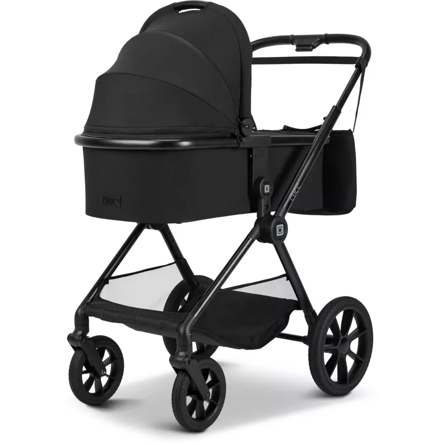 MOON Kombikinderwagen Clicc black melange
