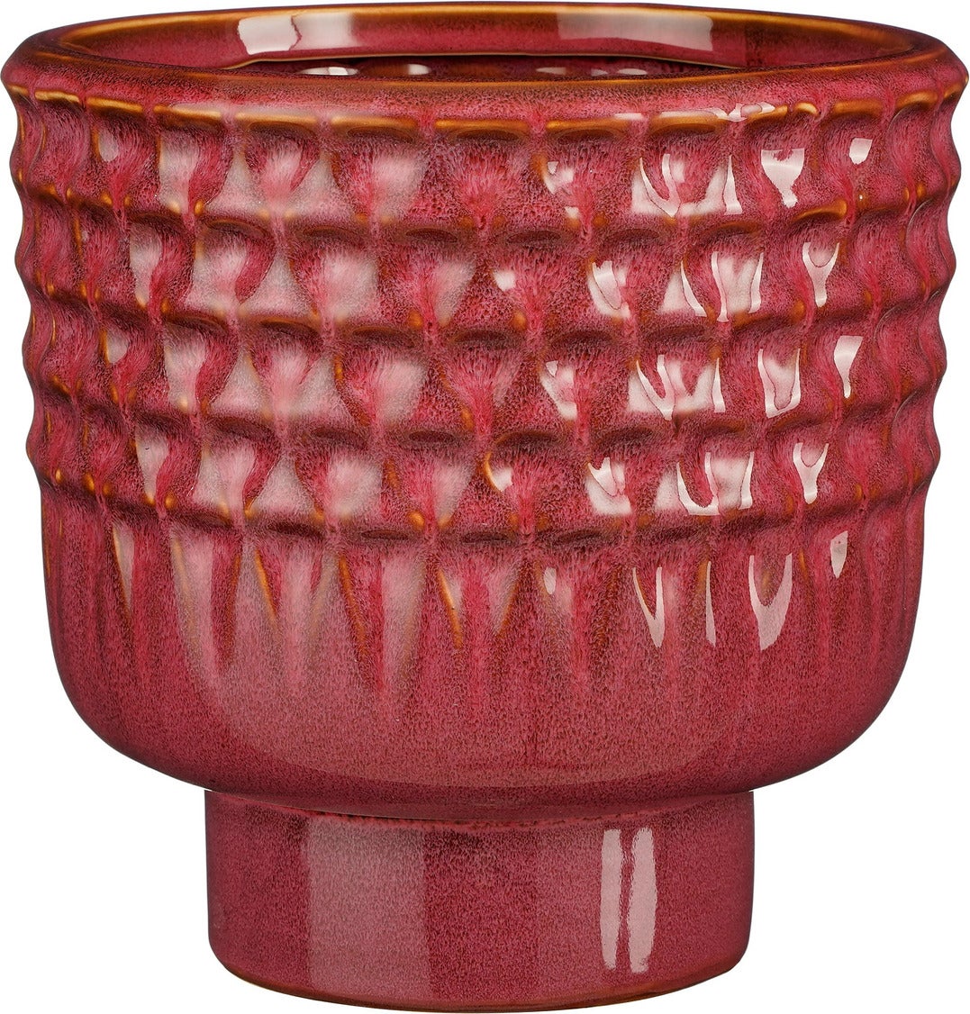 Mica Decorations bloempot Cody roze D 19 H 19 cm