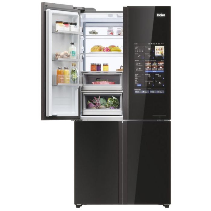 Haier Side-by-Side Cube 90 Series 9 HCW9919FSGB Schwarz