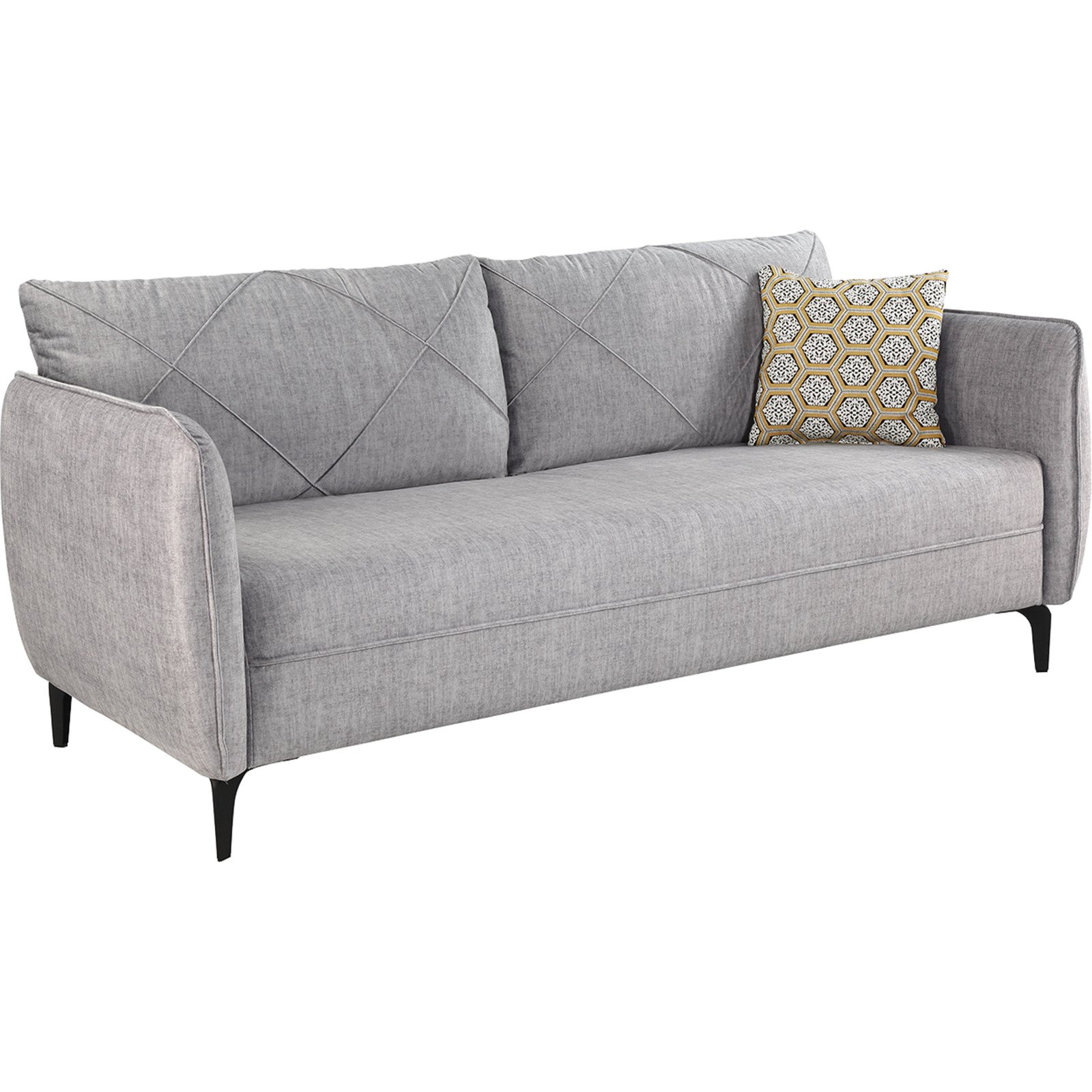 2,5er-Sofa Varese Samtvelours blau