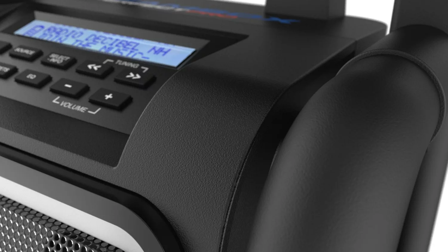 PerfectPro TEAMBOX TBX2 Bouwradio - FM RDS - DAB  - Bluetooth - AUX In - Oplaadbaar (ingebouwde Lithium accu)
