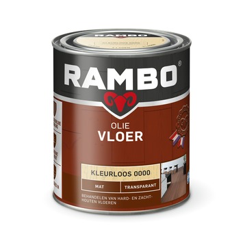 Rambo vloerolie mat transparant kleurloos 750 ml