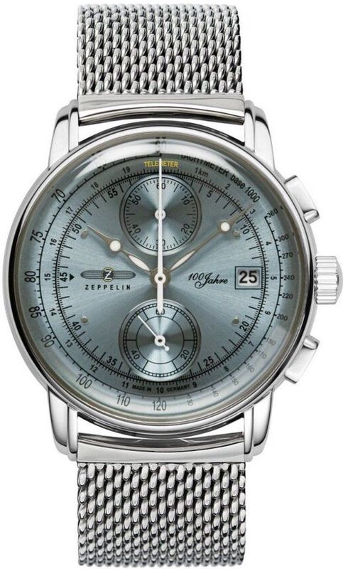Zeppelin - Horloge - Zilver - Chronograaf - 42 mm