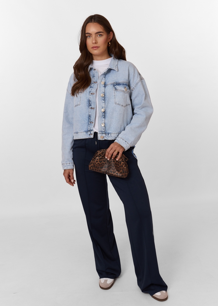 Myrthe denim jasje blauw