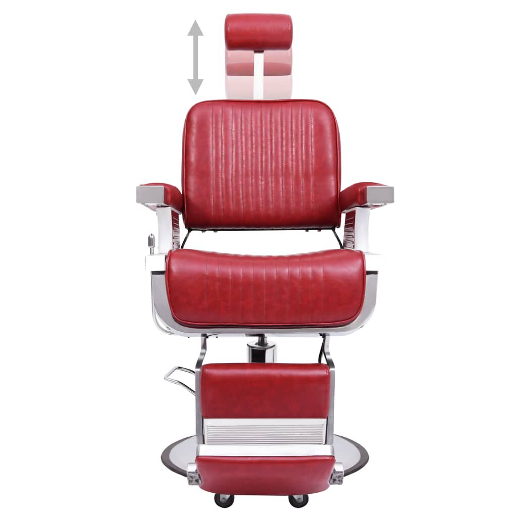 vidaXL Kappersstoel, Rood, 68x69x116 cm, Kunstleer