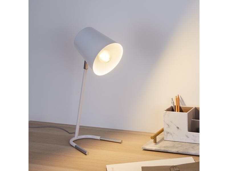 Pauleen Tischleuchte True Ally 1x E14 Weiss/Silber Tischleuchte, Weiss/Silber