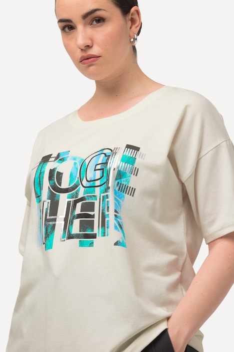 T-Shirt, Motiv Together, Rundhals, Halbarm