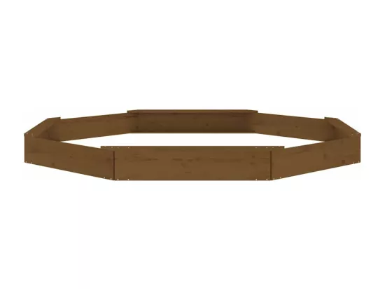 Bac à sable jeu bois marron 232 x 232 x 20 cm 02_0041539