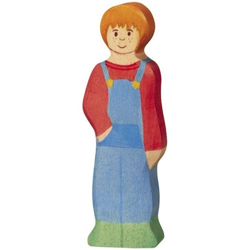 Holztiger boerenjongen 10 cm