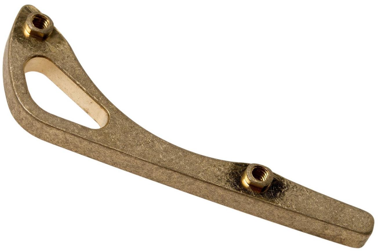Flytanium Benchmade Bugout Backspacer, Brass