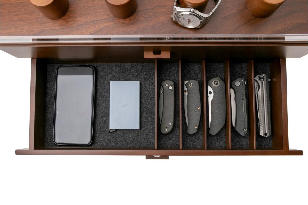 Holme & Hadfield Legacy Watch Display Case LGP-WT-978-1 Walnut, horloge display voor 17 stuks
