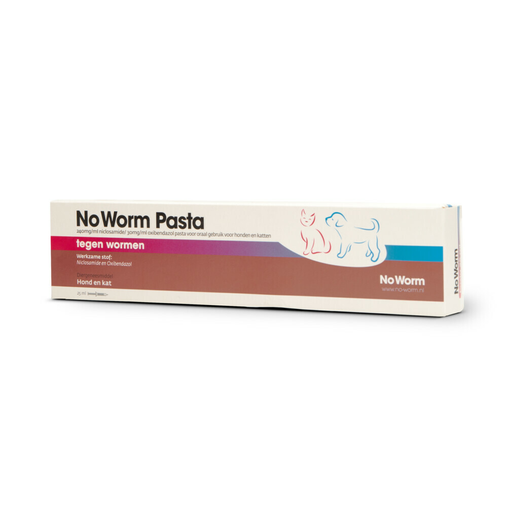 No Worm Ontworming Pasta Hond - Kat25 ml