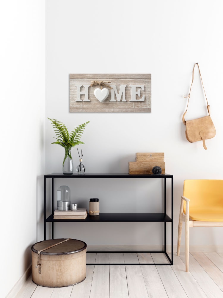 Bönninghoff Leinwandbild »Home« 1 Stk. tlg. BxH: 70x33 cm