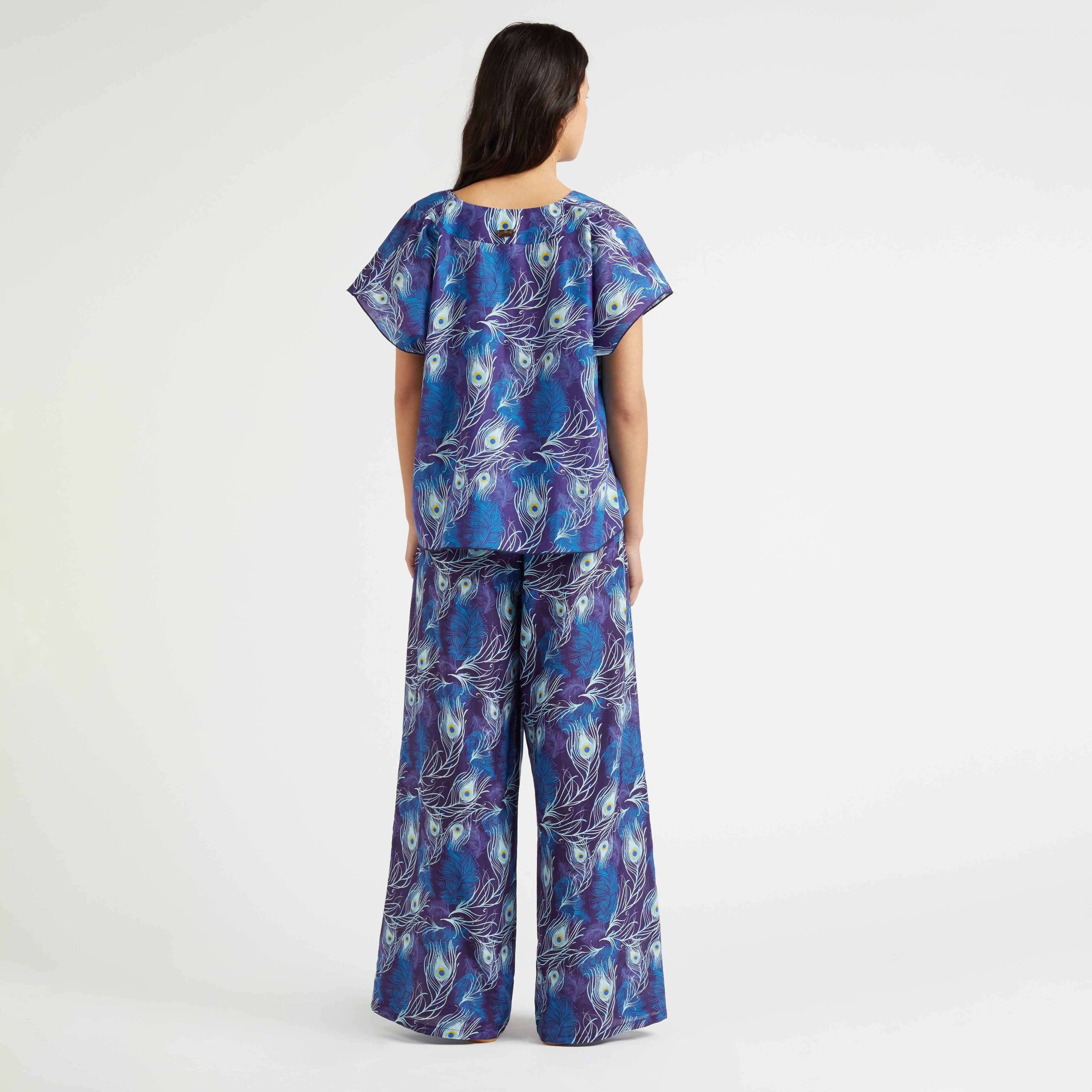 Top en coton et soie femme Eyes of the wind