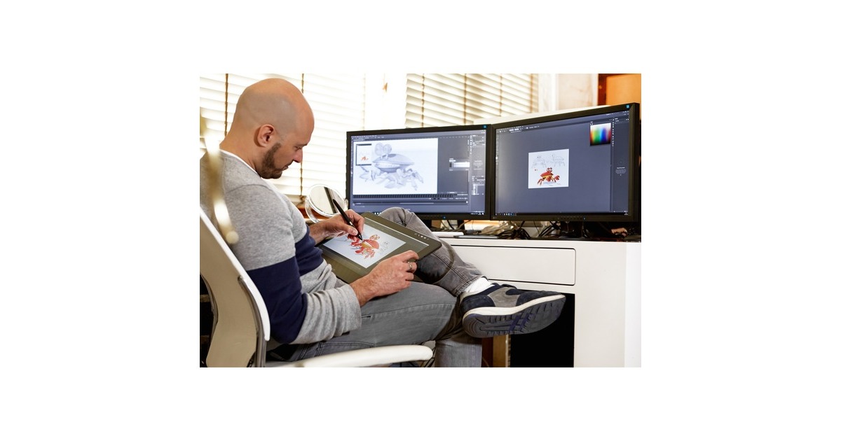WacomCintiq Pro 16 UHD tekentablet  (Zwart, Incl. Wacom Link Plus)