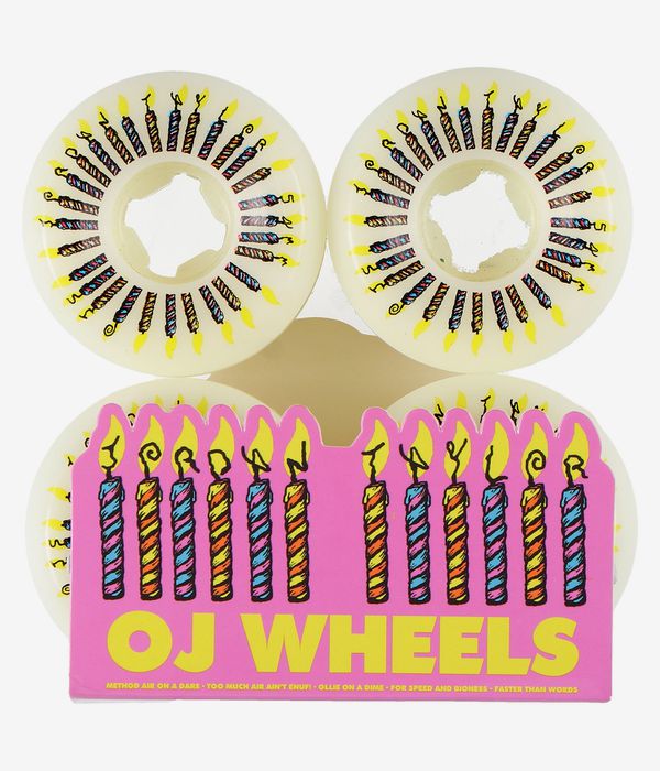 OJ Jordan Taylor Original Hardline Rollen (white) 54mm 99A 4er Pack