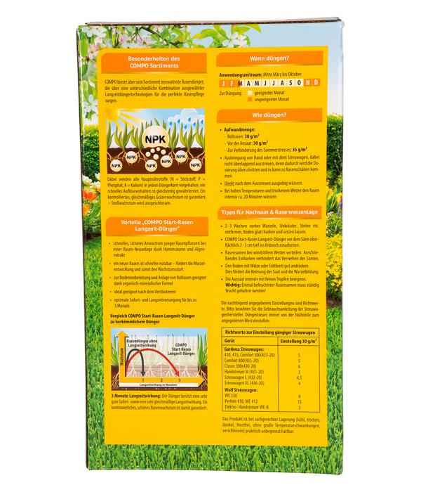 COMPO FLORANID® Start-Rasen Langzeit-Dünger