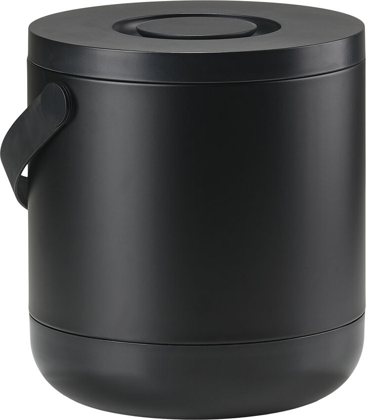 Zone Affaldsspand Circular Black Black