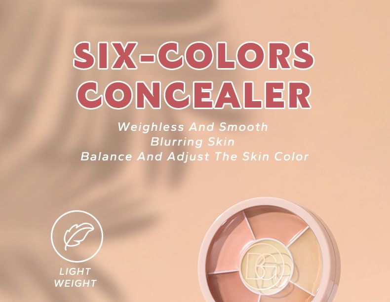 BEAUTY GLAZED - 6 kleuren Phantom Concealer Palette