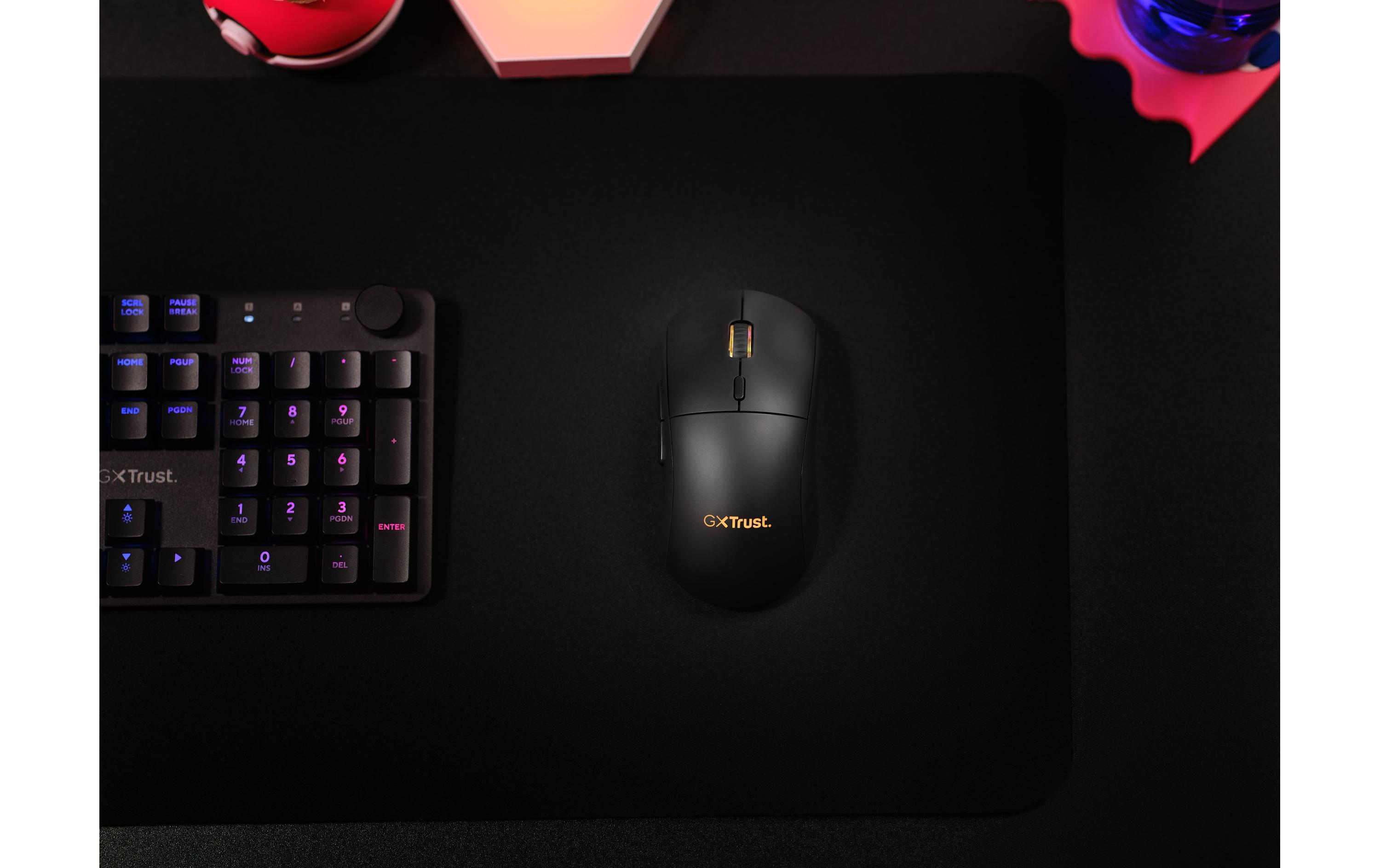 Gaming-Maus GXT 927 Redex+Leistungsstarke kabellose Gaming-Maus mit extrem niedriger Latenz und vollständig einstellbarer RGB-Beleuchtung