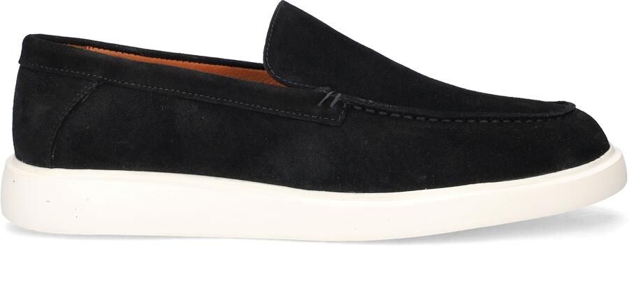 Nelson suède loafers zwart
