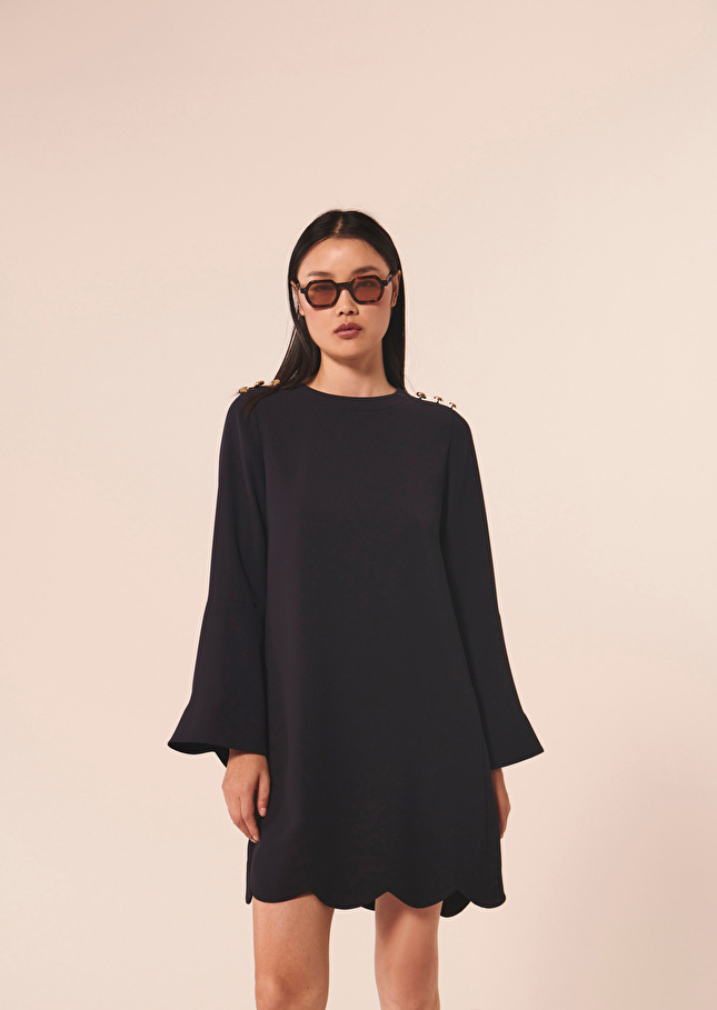 Robe Ruodableu nuit en crêpe