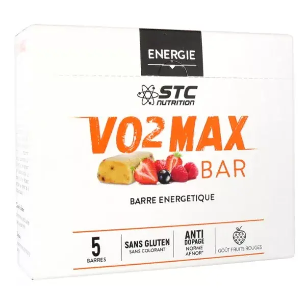 Barra STC VO2 Max Sabor Frutas Vermelhas - 5 Unidades
