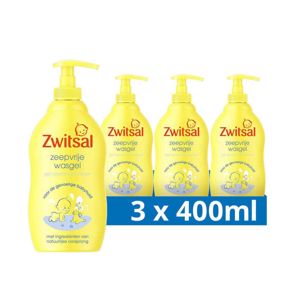 Fijn productzeepvrije wasgel Baby - 3 x 400 ml