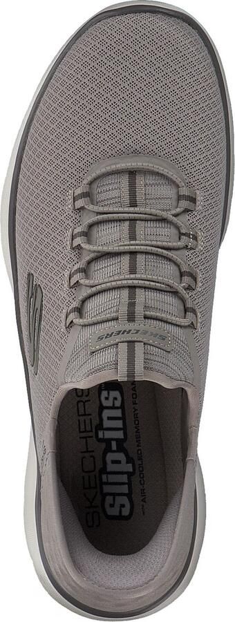 Skechers Slip Sneakers Unisex ins Summits Instappers beige Textiel